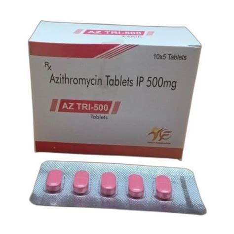 Az Tri Mg Azithromycin Tablet Ip At Rs Box Pharmaceutical