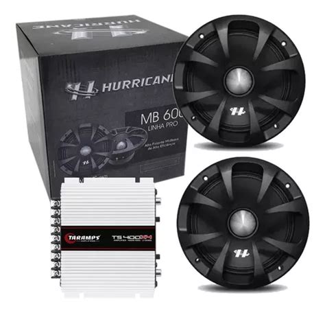 Par Midbass Hurricane 6 500w Pro Mb600 Modulo Taramps