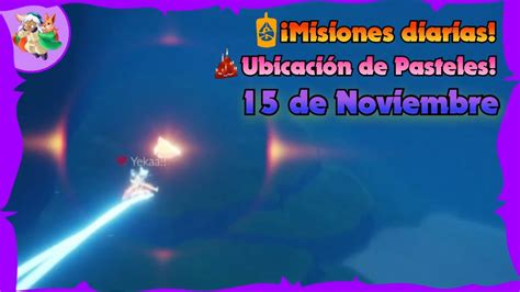 Misiones Diarias De Noviembre Pasteles Planicie Luz De D A Sky