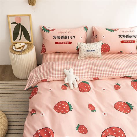 Fresh Strawberry Bedding Set Ivybycrafts