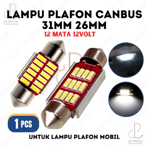 Jual Lampu Plafon Led Canbus Mobil Kabin Mata Titik Festoon Mm