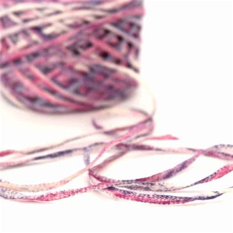 unique yarns  pinkpurple chunky cotton