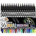 Amazon Thornton S Art Supply Professional Dual Tip Brush Pen Pack