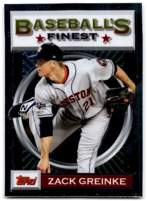 2020 Topps Finest Flashbacks 35 Zack Greinke Houston Astros EBay