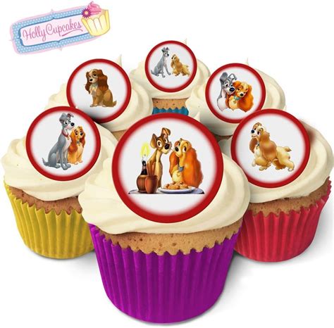 Fabulous Pre Cut Edible Wafer Cake Toppers The Lady The Tramp