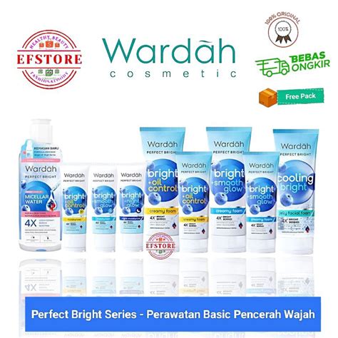 Jual Wardah Perfect Bright Creamy Foam Micellar Water Jelly Facial