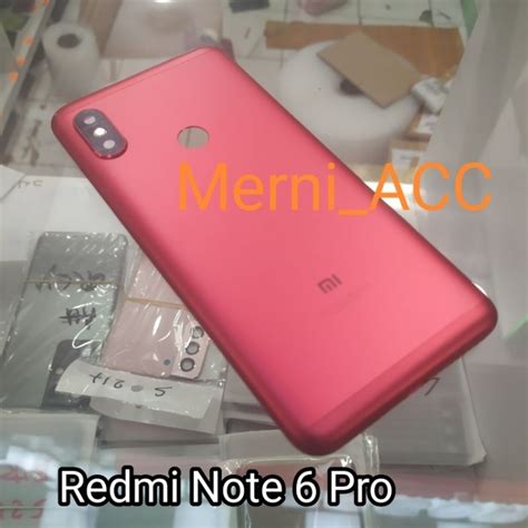 Jual Backdoor Backdor Tutup Belakang Batre Xiaomi Redmi Note 6 Back