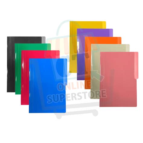 Solid Colored Plastic Folder Long Sold Per Pc Lazada Ph