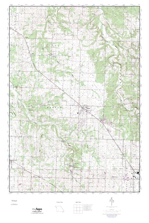 Mytopo Willard Missouri Usgs Quad Topo Map