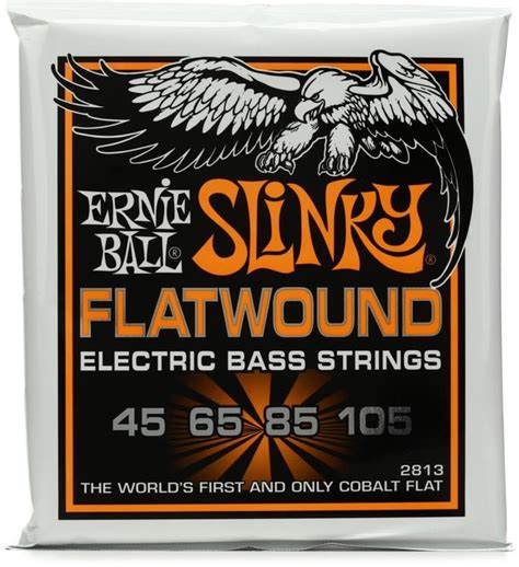 Ernie Ball Hybrid Slinky Flatwound Electric Bass Guitar Strings