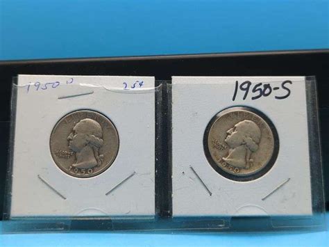 D S Washington Silver Quarters Isabell Auction