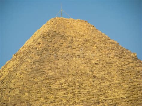 Sommet De La Grande Pyramide De Giza Galement Connue Comme La Pyramide