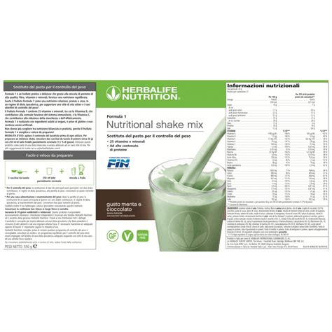 Herbalife Nutrition Facts Shake Besto Blog