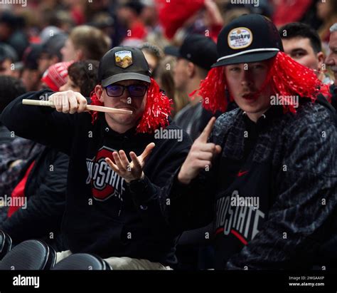 Columbus Ohio Usa Rd Feb Ohio State Buckeyes Fans During The