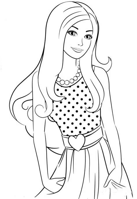 Pin De Renata Em Barbie Coloring Colorir Barbie Desenhos Para