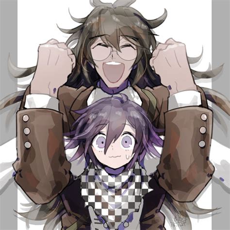 Oma Kokichi And Gokuhara Gonta Danganronpa And 1 More Drawn By Uuki