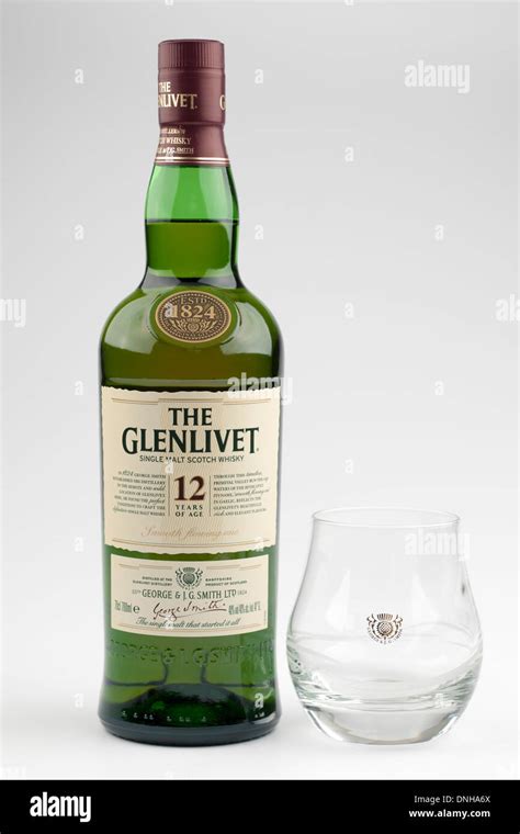 The Glenlivet 12 Year Old Single Malt Scotch Whisky With Glass Stock