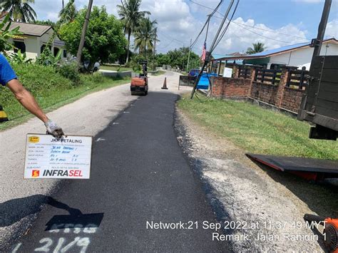 Infrasel Siap Turap Jalan Rosak 24 Jam Selepas Terima Aduan Di Twitter