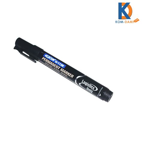 Gxin Permanent Marker Pen G-113E Ink Refillable Marker Black - Kom-Dami.Com