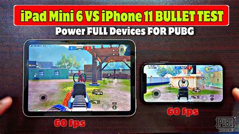 IPad Mini 6 Vs IPhone 11 PUBG Bullet Registration Test Which Device