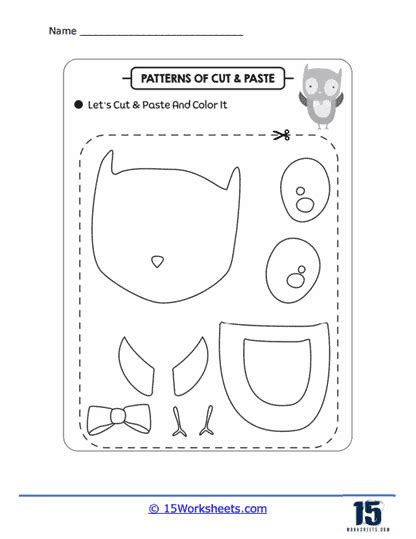 Cut And Paste Patterns Worksheets 15