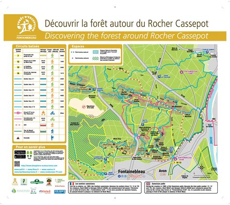 Calaméo Carte touristique forêt de Fontainebleau Secteur gare