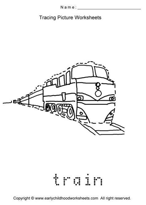 Tracing Train Picture Train Pictures Tracing Pictures Pictures