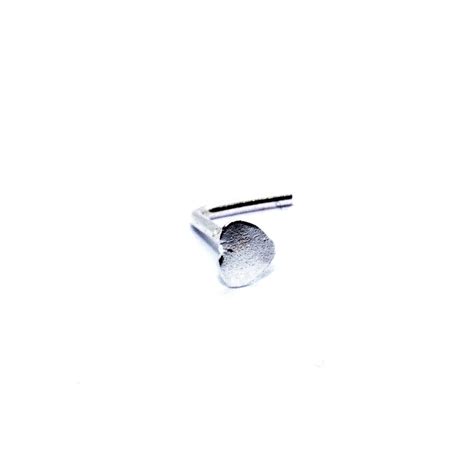 Mm Crystal Nose Stud In Sterling Silver Arran View