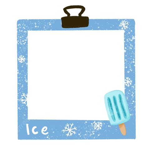 Polaroid Photo Frame Cool Theme Polaroid Frames Ice Png Transparent