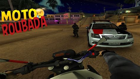 GTA SAN ANDREAS MOTOVLOG VIDA REAL 59 FUI PARADO PELA POLÍCIA