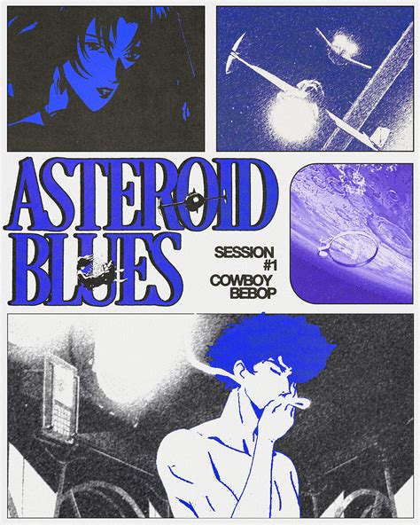 cowboy bebop poster series behance