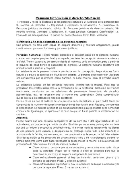 Resumen Introducción Al Derecho 2do Parcial Resumen Introducción Al