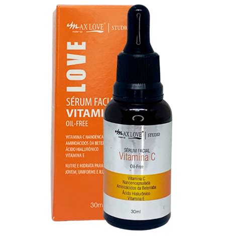 S Rum Facial Vitamina C Max Love Estoque Da Beleza