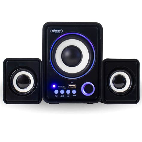 Caixa De Som Subwoofer KP 6017BH Knup Mega Mix