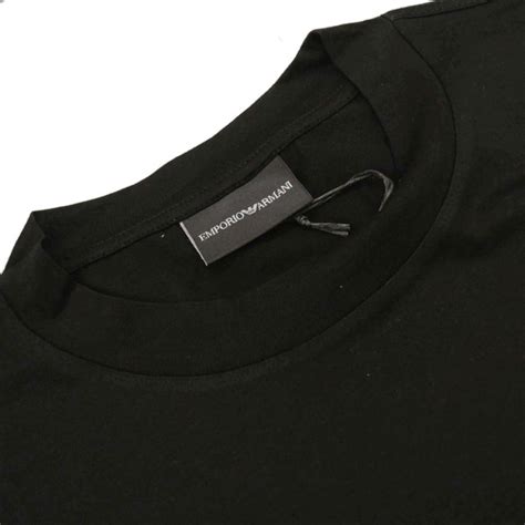 Emporio Armani エンポリオアルマーニ メンズクルーネックtシャツ 3r1tu7 1jsaz ブラック Ea23ss304