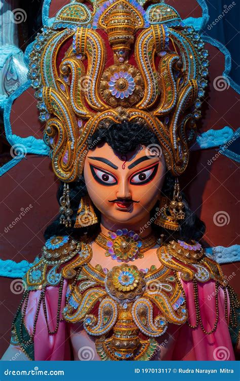 Durga Puja Festival Howrah West Bengal India Stock Image Image Of Celebrate Festival