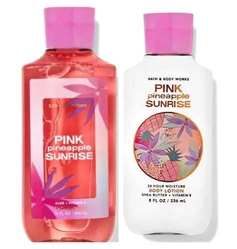 Bath And Body Works Pink Pineapple Sunrise Signature