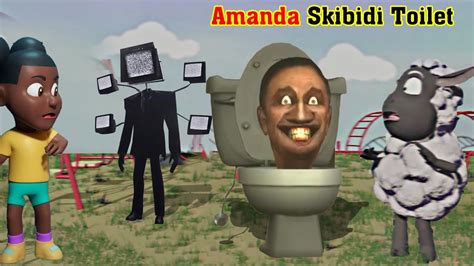 Amanda And Wooly Scared To Meet Skibidi Toilet For The First Time