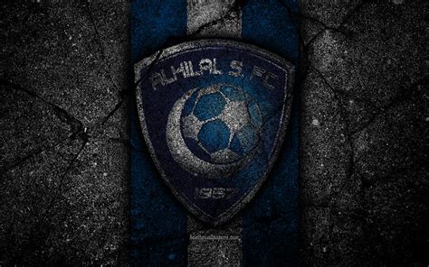 Emblema Del Al Hilal Fc Liga Profesional Saudita F Tbol Textura De