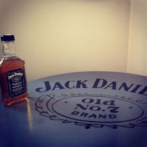 Painted Jack Daniels Table