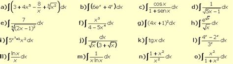 Ejercicios Resueltos De Integrales Indefinidas