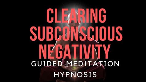 Guided Meditation For Clearing Subconscious Negativity Calmme Youtube