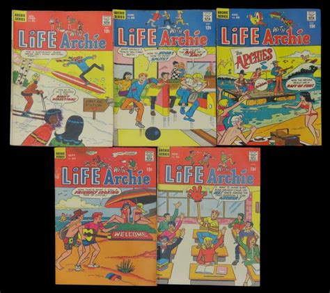 Comicconnect Life With Archie Comic Book Group Lot Vg