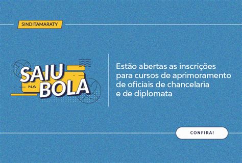 Saiu Na Bola Estão abertas as inscrições para cursos de aprimoramento