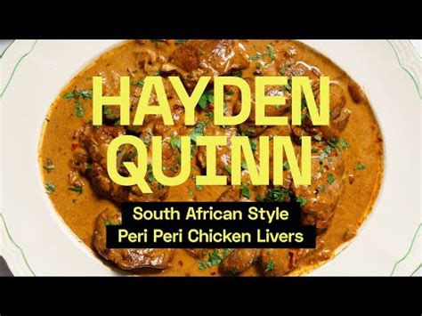 Peri Peri Chicken Livers Hayden Quinn Youtube