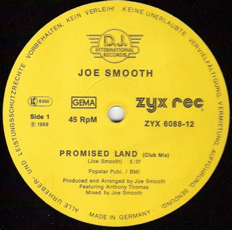 Joe Smooth Promised Land Vinyl 12 45 Rpm Discogs