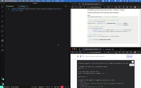 Editor Set Language For Syntax Highlighting In Visual Studio Code