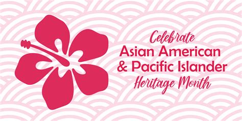 Asian American Pacific Islander Heritage Month Vector Banner With