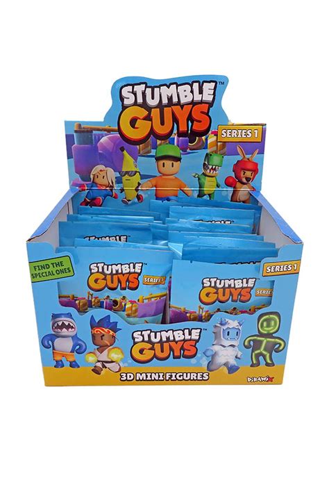 Wholesale Stumble Guys 3D Mini Figure Mystery Packs In 18pc Counter