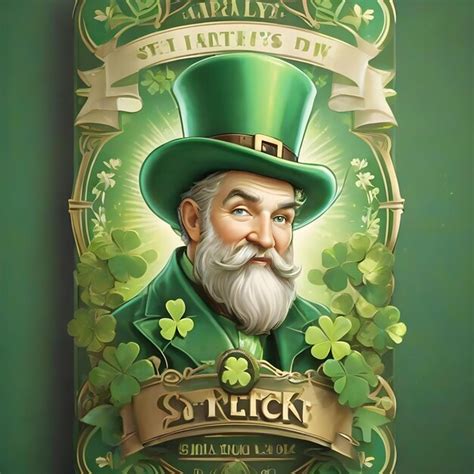 Premium Photo A Vintage Inspired Poster Advertising A St Patricks